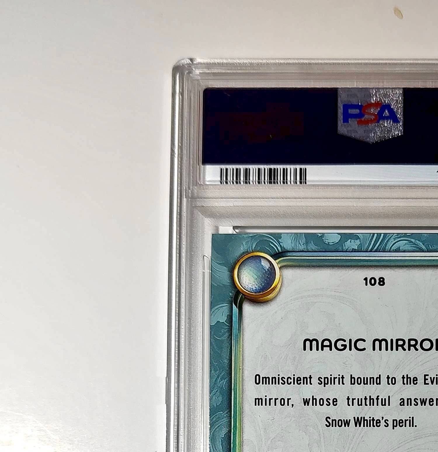Magic Mirror 2025 Topps Disney #108 Snow White and the Seven Dwarfs PSA 9