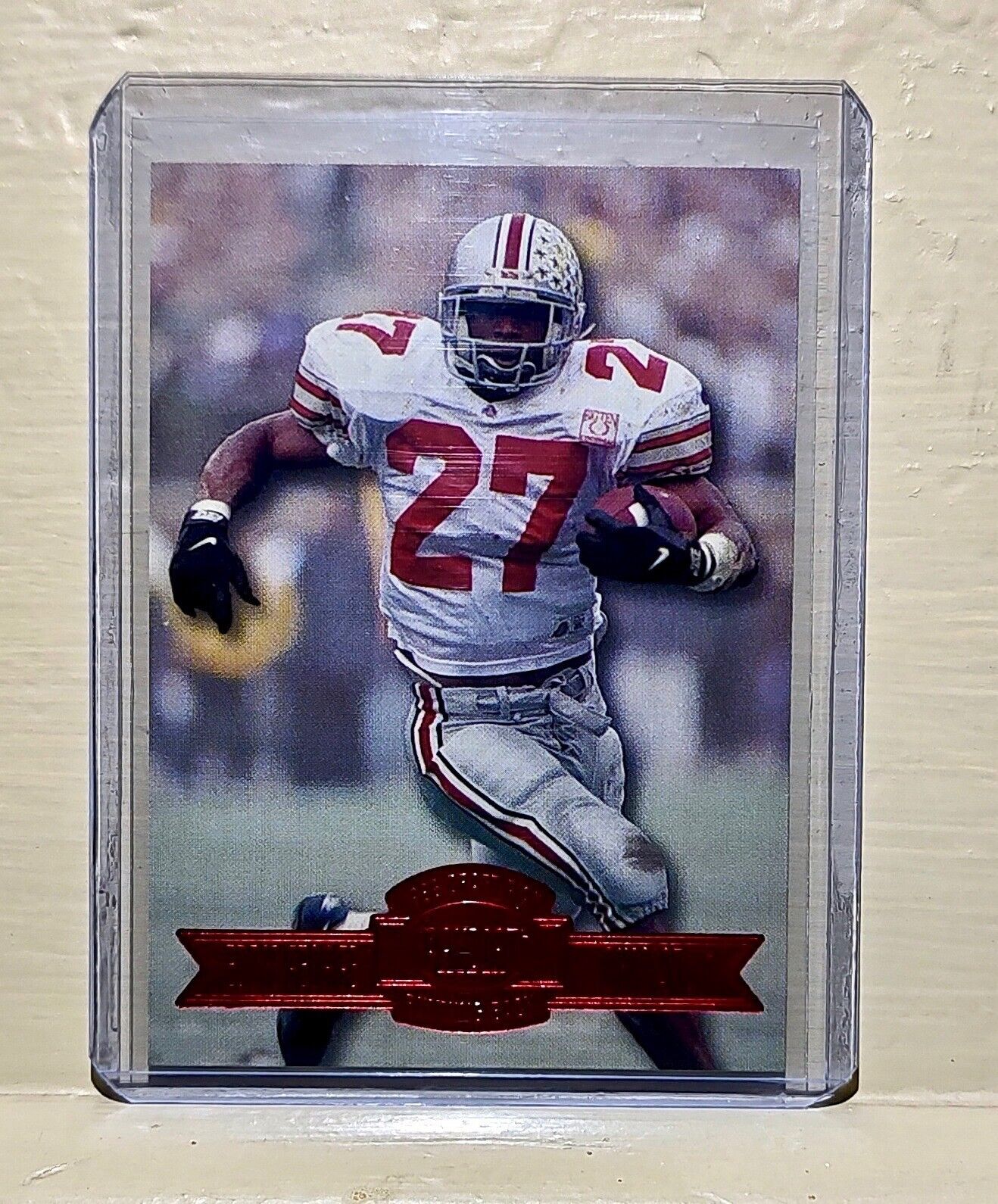 1996 Eddie George Press Pass #5 Paydirt Draft Pick Trading Card Buckeyes