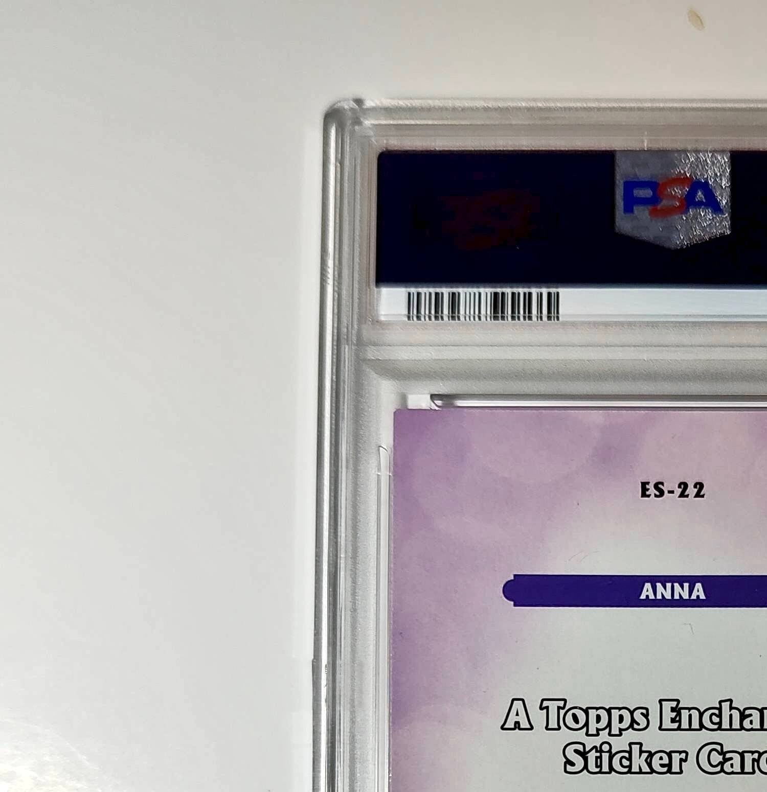 Anna 2025 Topps Disney #ES-22 Enchanted Sticker Card Frozen PSA 6