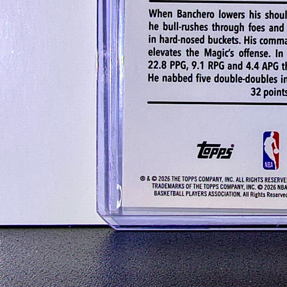 Paolo Banchero 2025-26 NBA Topps Chrome Update #5 Basketball Card Orlando Magic