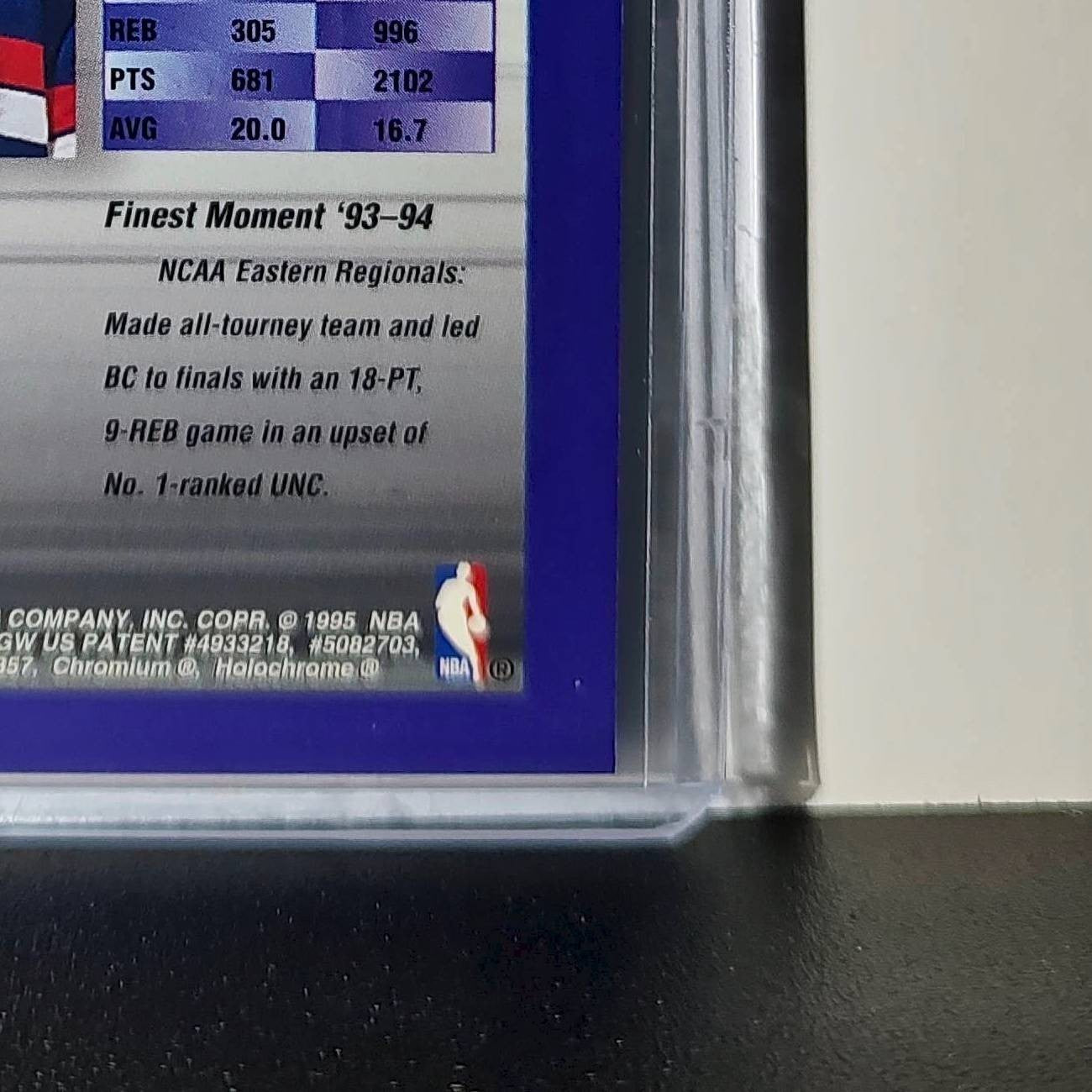 Bill Curley Rookie 1994-95 Topps Finest #267 Basketball Card