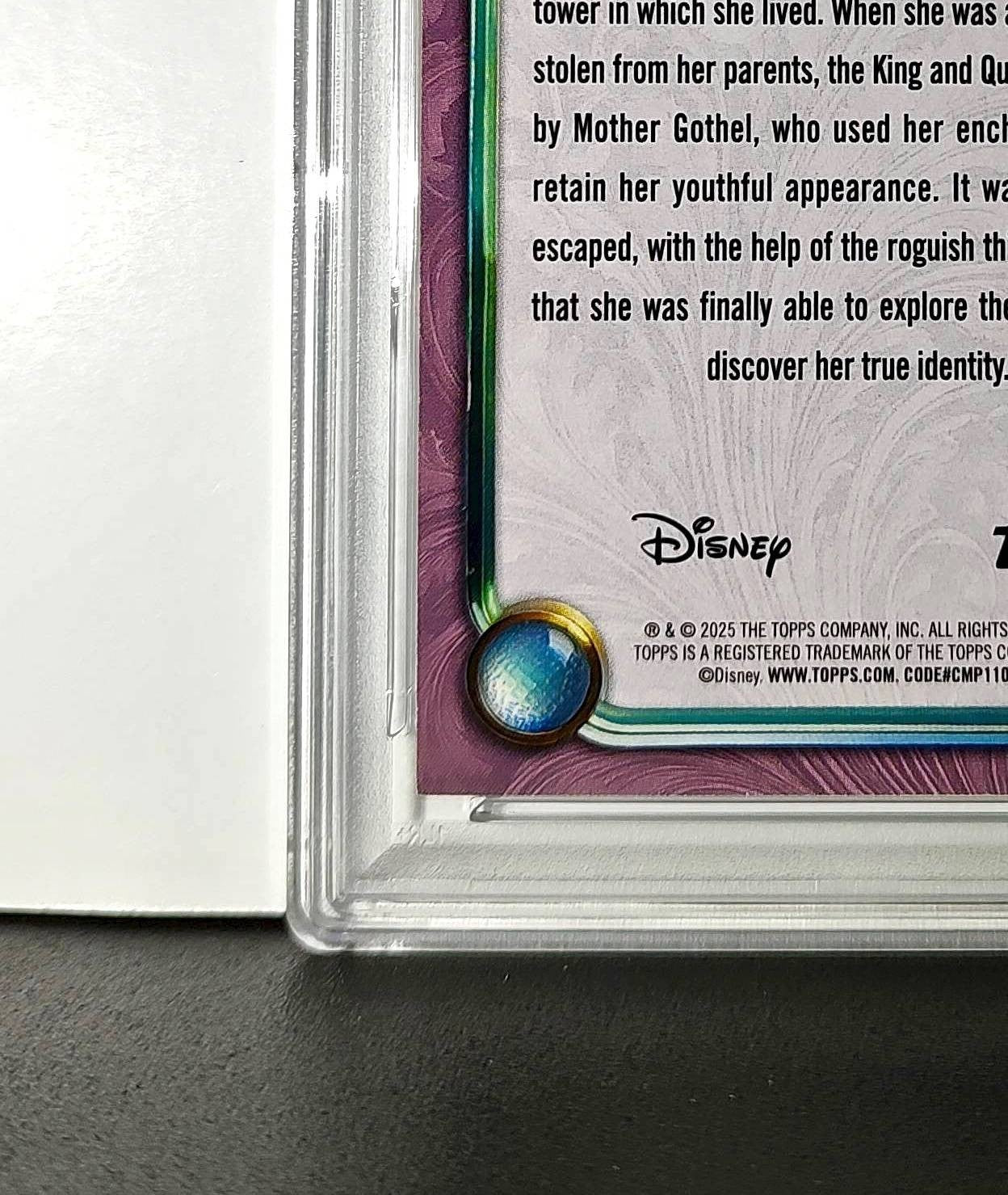 Rapunzel 2025 Topps Disney Cartoon Princess #160 Card Tangled PSA 9 MT