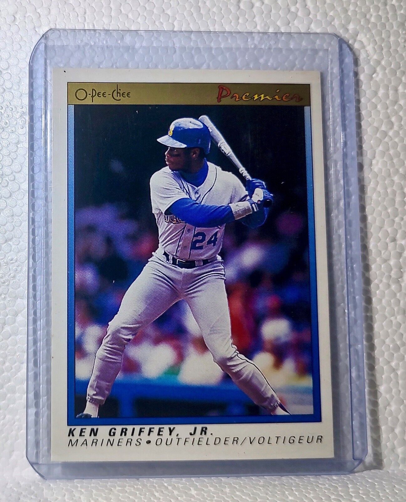 Ken Griffey Jr. 1991 O-Pee-Chee MLB #56 Premier Baseball Card Seattle Mariners