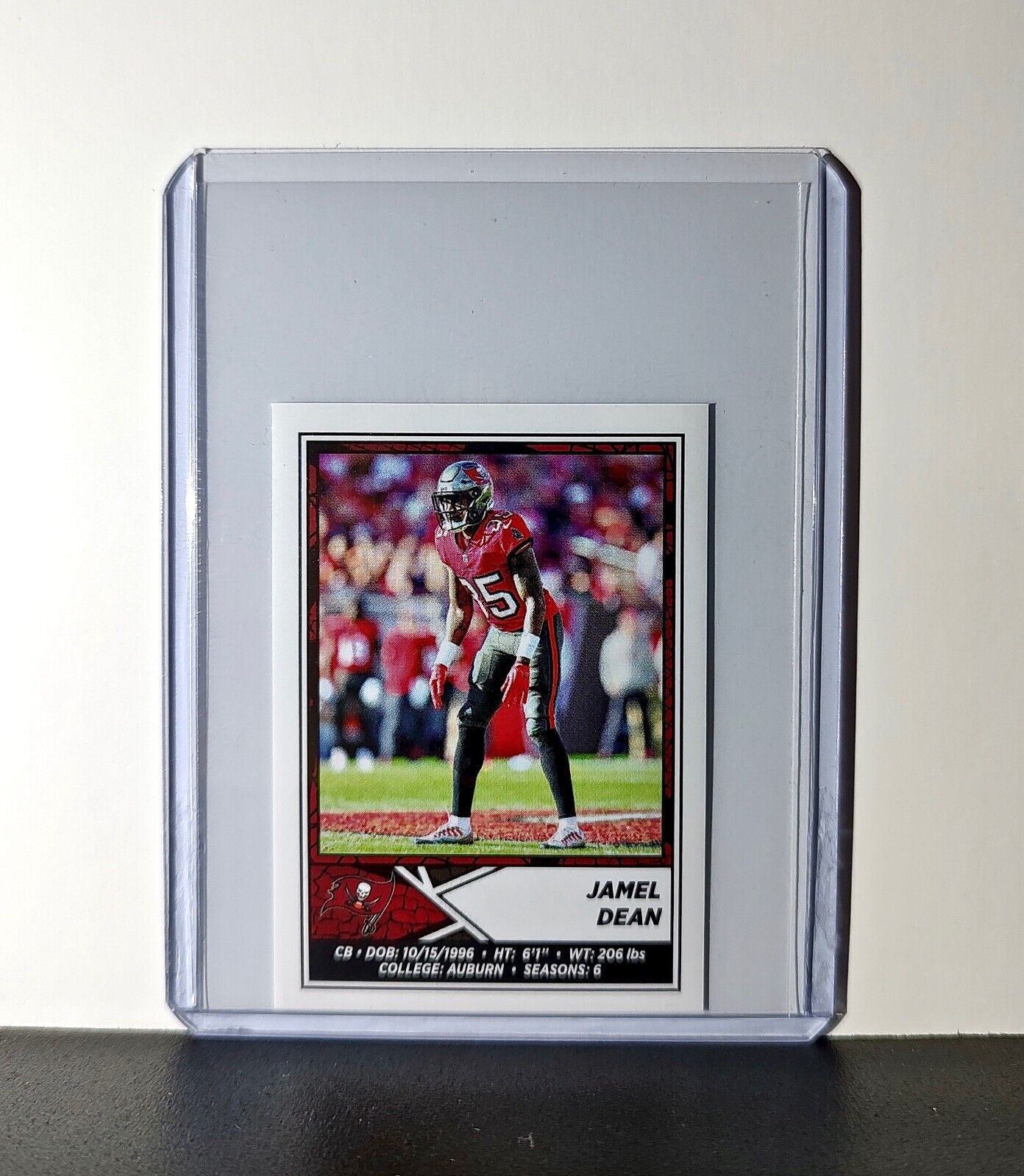 Jamel Dean 2024 Panini NFL Sticker #485 Tampa Bay Buccaneers