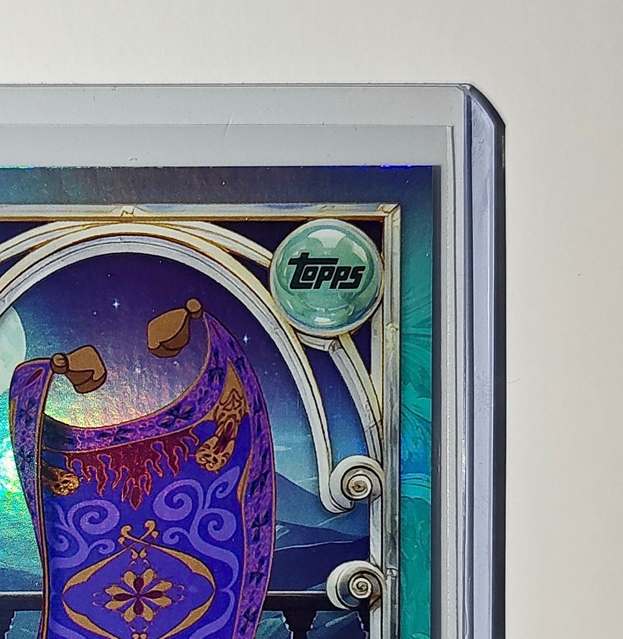 Magic Carpet 2025 Topps Disney Wonder #131 Diamond Card Aladdin