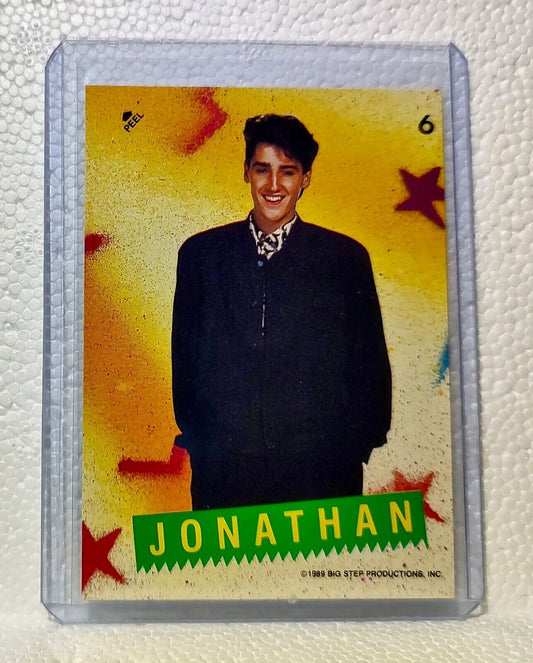 Jonathan 1989 New Kids on the Block #6 Sticker Trading Card