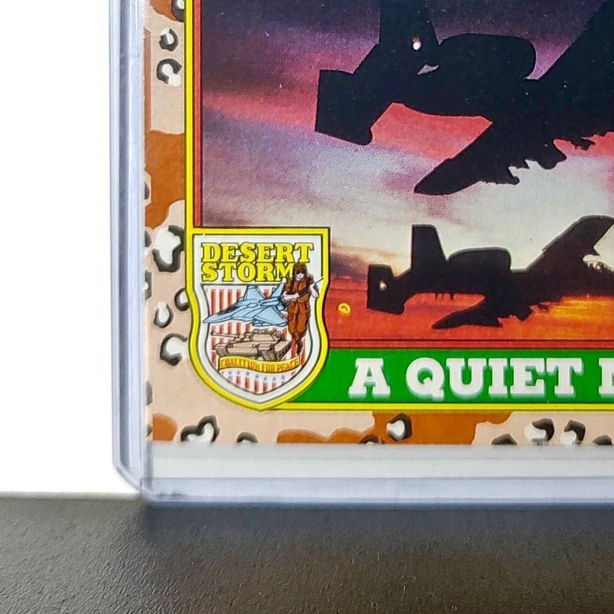 A Quiet Moment 1991 Topps Desert Storm #85 Card