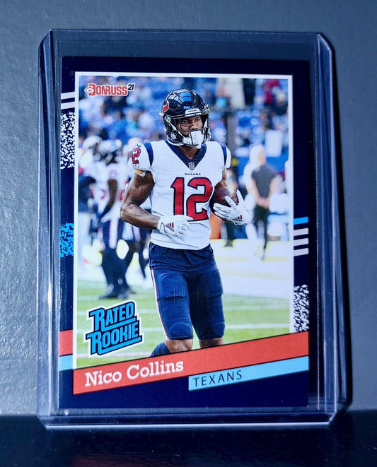 Nico Collins 2021 Panini NFL Rated Rookie Retro #26 Rookie Card 1/2231