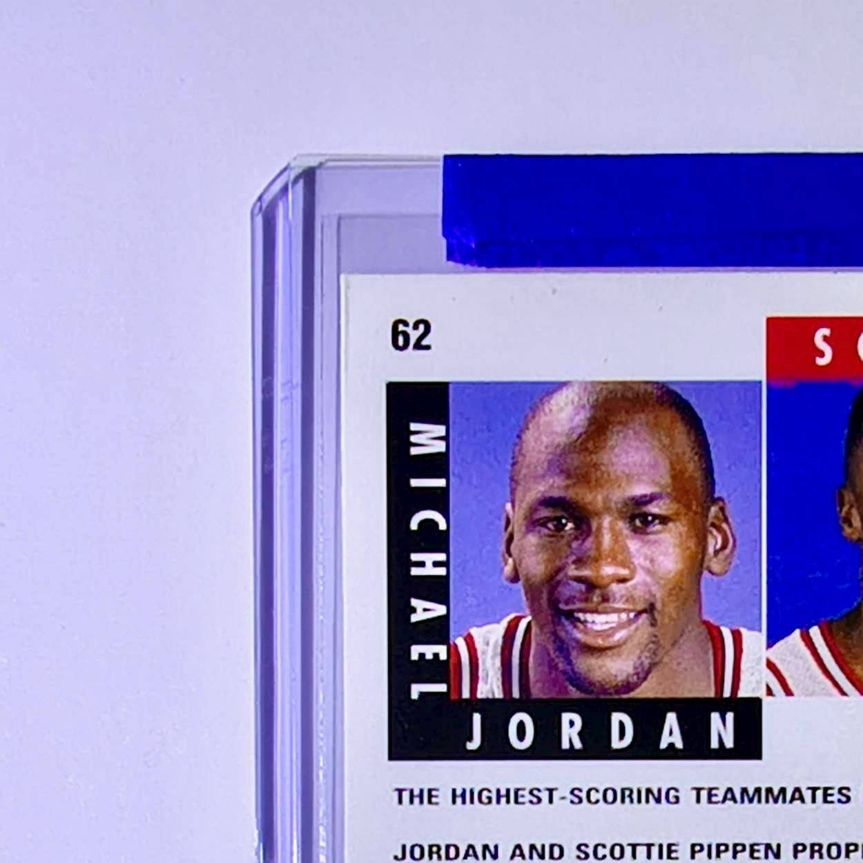 Michael Jordan Scottie Pippen 1992-93 Upper Deck Scoring Threats #62 Card Bulls