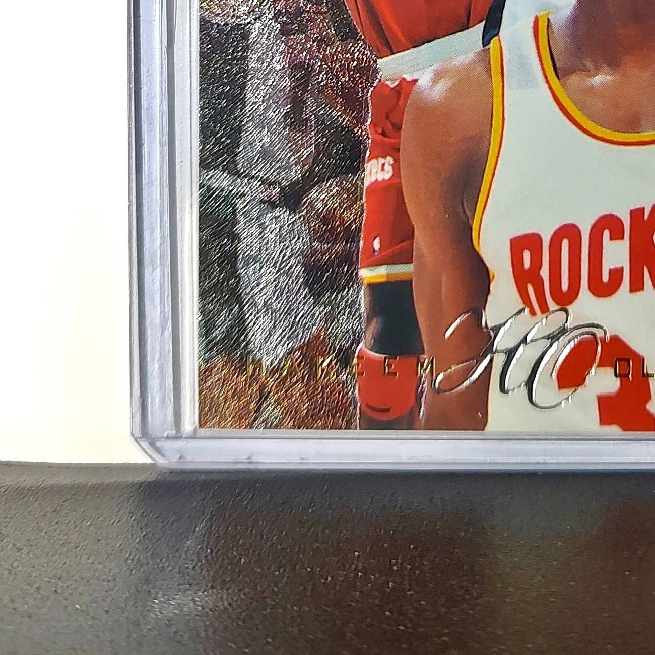 Hakeem Olajuwon 1995-96 Flair NBA #52 Card Houston Rockets