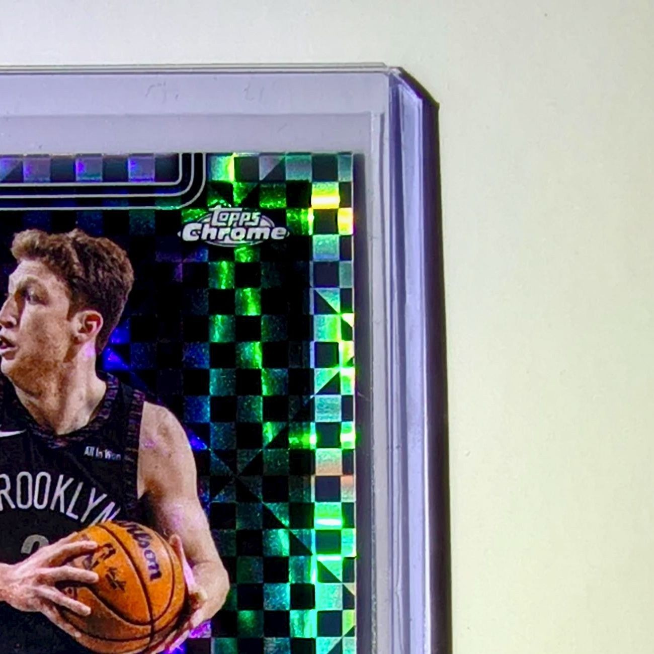 Danny Wolf Rookie 2025-26 NBA Topps Chrome Update X-Fractor #177 Card Nets
