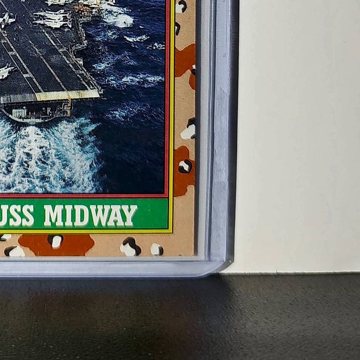 USS Midway 1991 Topps Desert Storm #56 Card