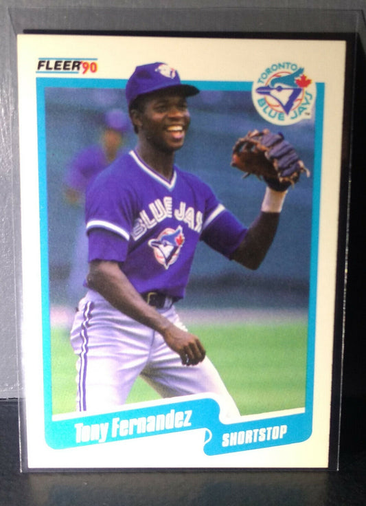 1990 Tony Fernandez Fleer Baseball Card #80