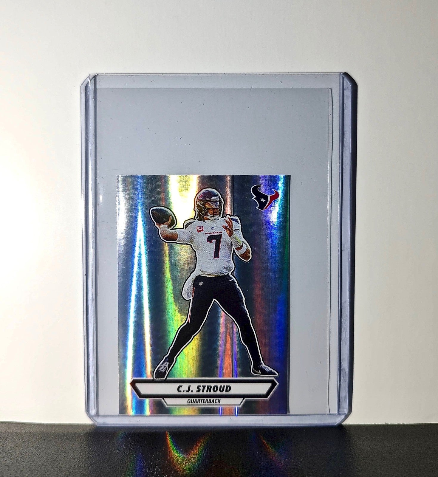 C.J. Stroud 2025 Panini NFL #167 Foil Sticker Houston Texans
