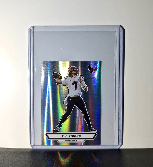 C.J. Stroud 2025 Panini NFL #167 Foil Sticker Houston Texans
