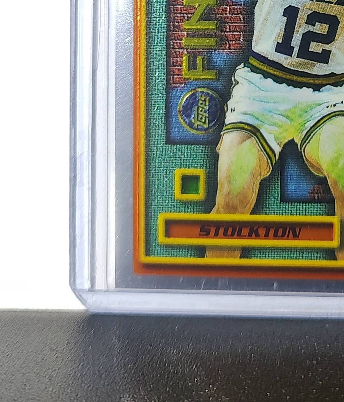 John Stockton 1995-96 Topps Finest NBA #M29 Mysterly Jazz