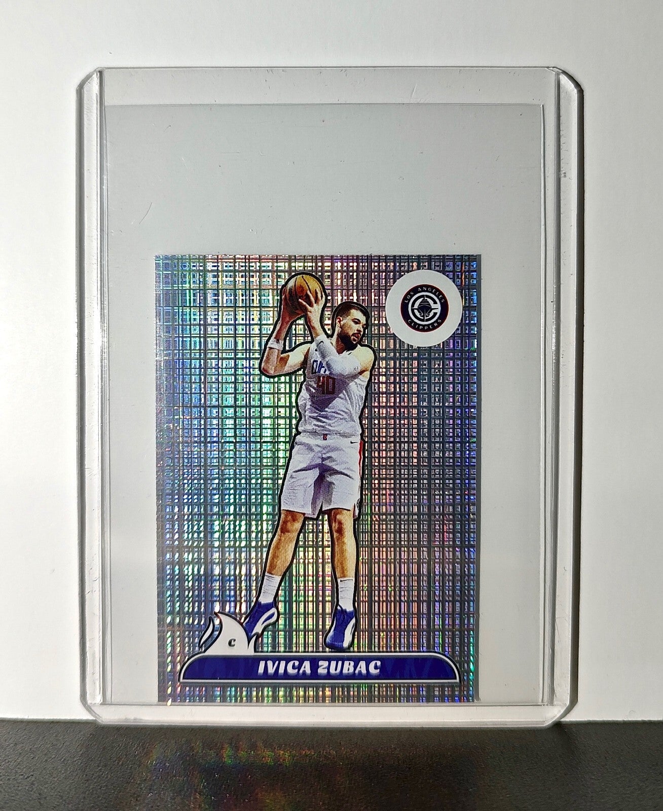 Ivica Zubac 2024-25 Panini NBA #355 Foil Sticker Card Los Angeles Clippers