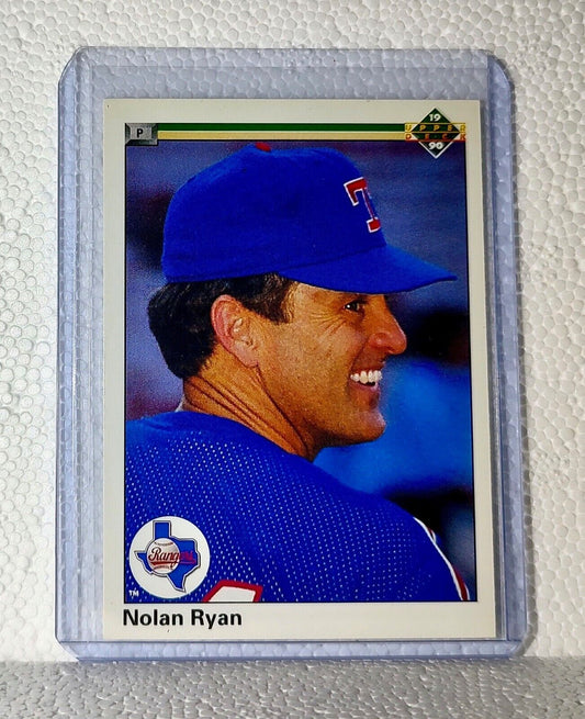 Nolan Ryan 1990 Upper Deck MLB #544 Baseball Card Texas Rangers