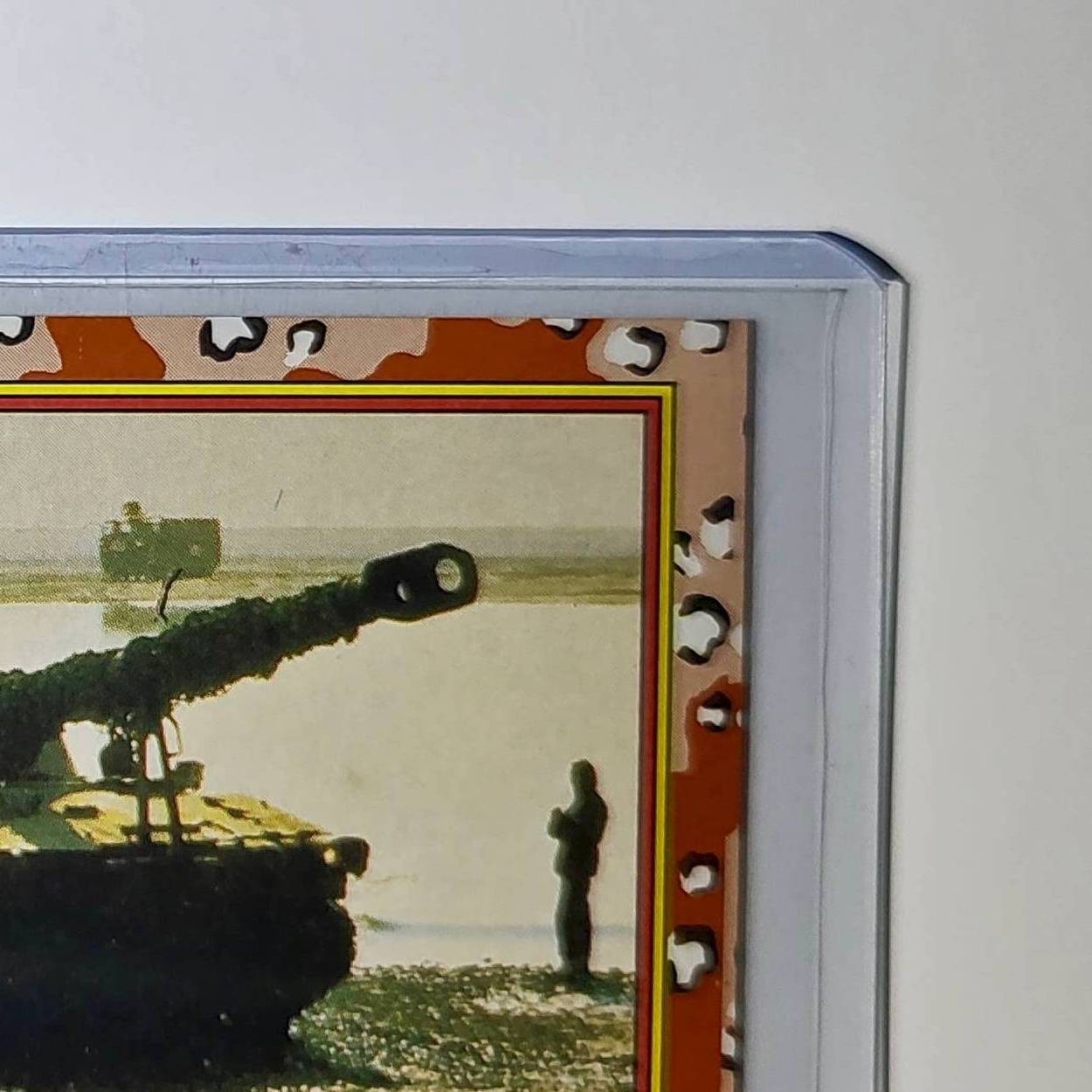 Lining Up the Tanks 1991 Topps Desert Storm #41 Card