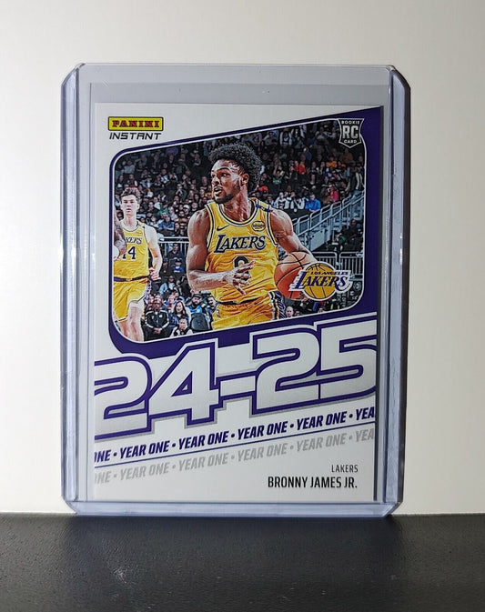 Bronny James Jr. Rookie Card 2024-25 Panini Year One #18 LA Lakers 1/613