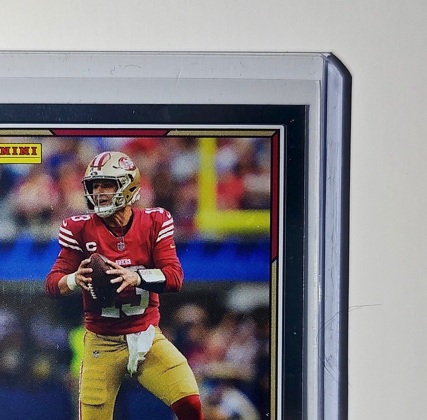 Brock Purdy 2025 Panini NFL #17 Foil Sticker Card San Francisco 49ers