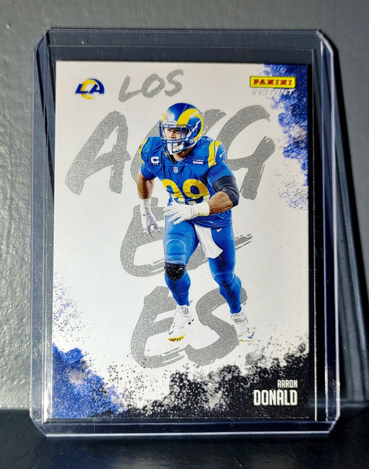 Aaron Donald 2020 Panini NFL Instant My City #1 Football Card 1 of 1275