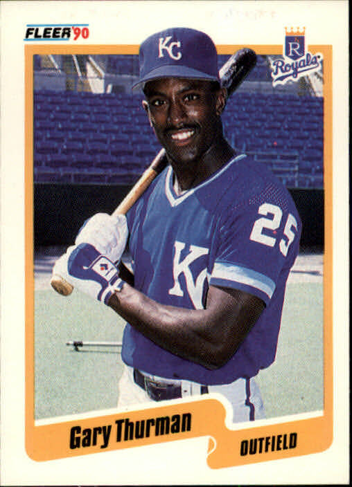 1990 Gary Thurman Fleer Baseball Card #121
