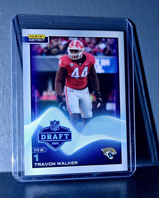 Travon Walker 2022 Panini NFL Instant Draft Night #1 Rookie Card 1 of 3171