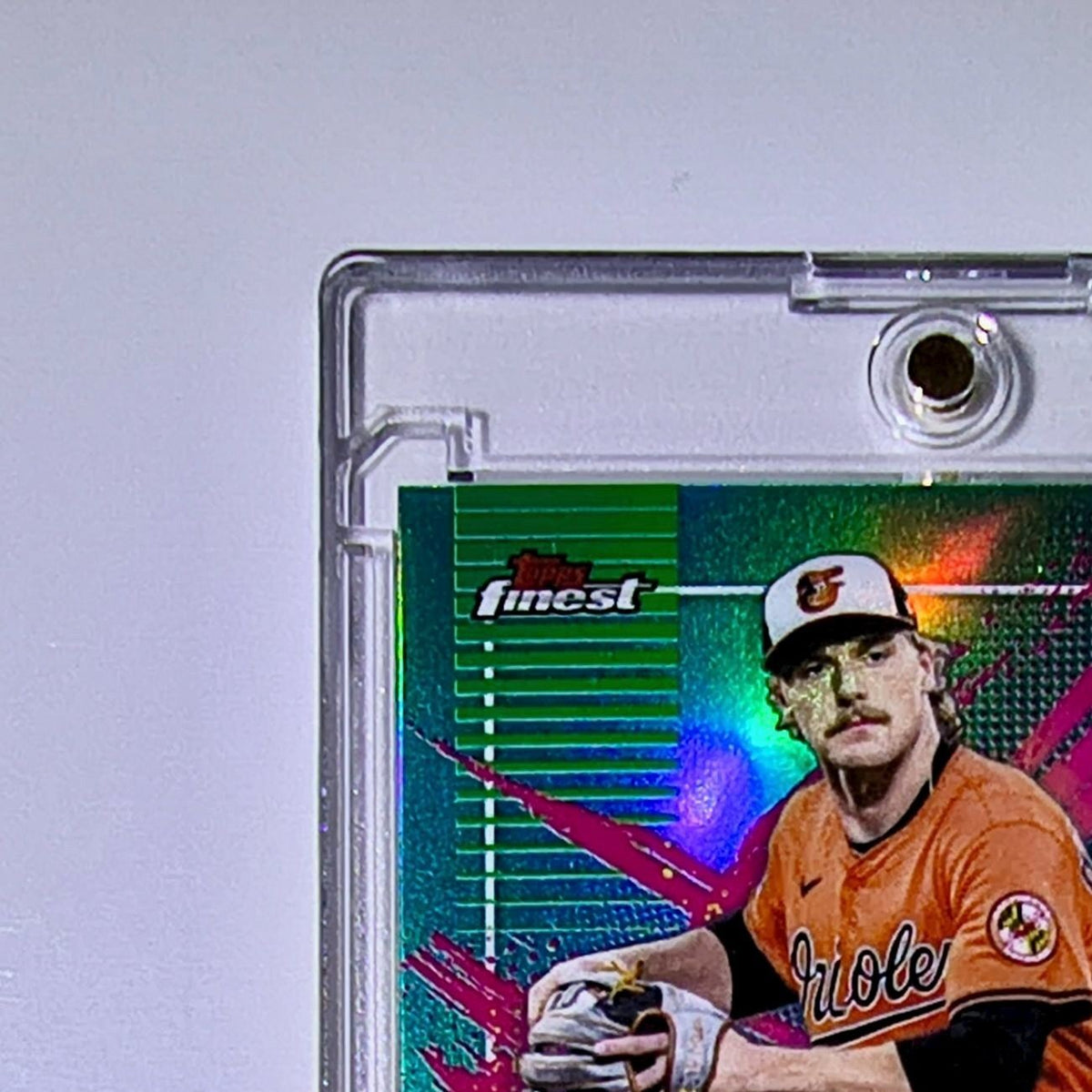 Gunnar Henderson 2026 MLB Topps Finest Green Refractor Baltimore Orioles 185/199