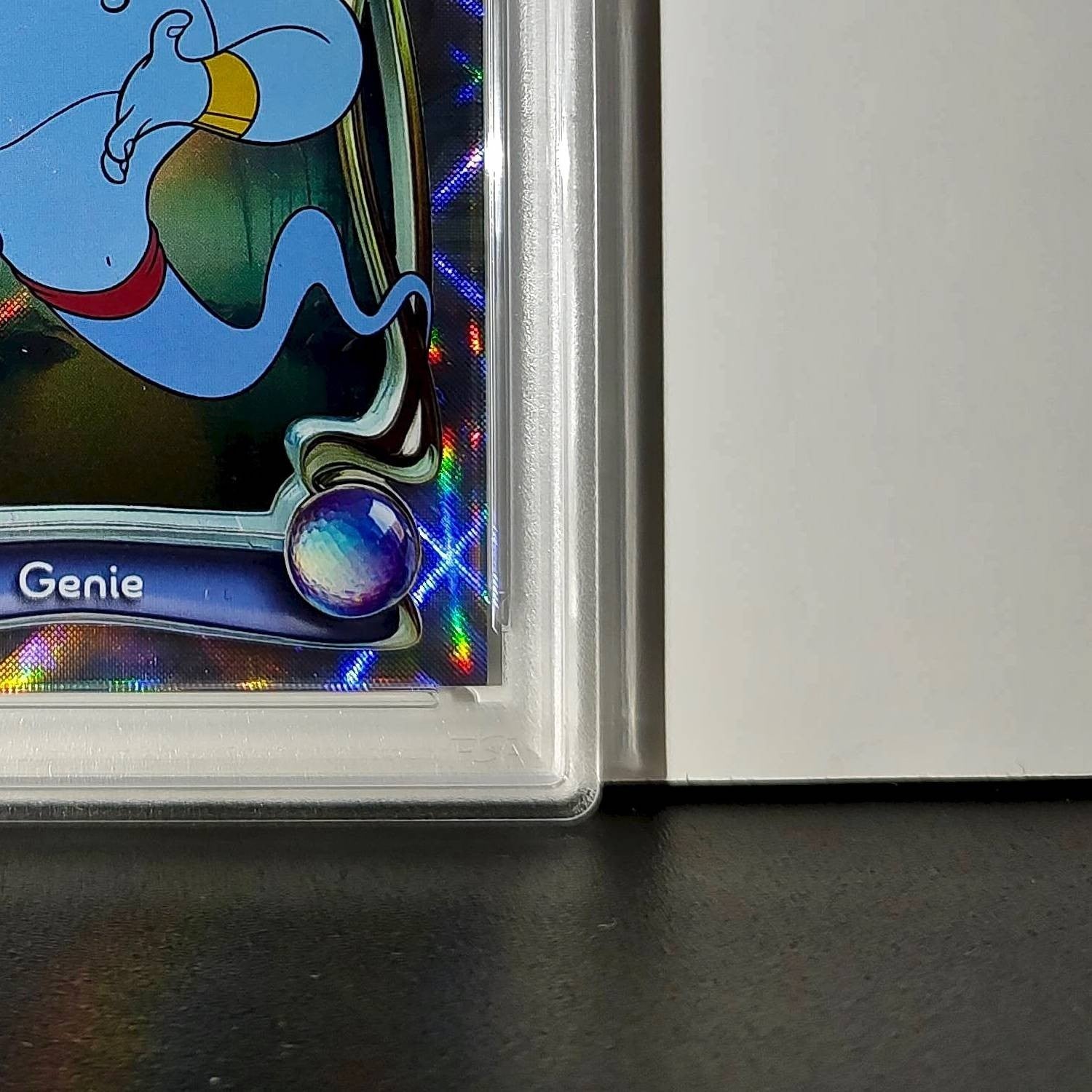 Genie 2025 Topps Disney Wonder #50 Winter Variant Card Aladdin PSA 9