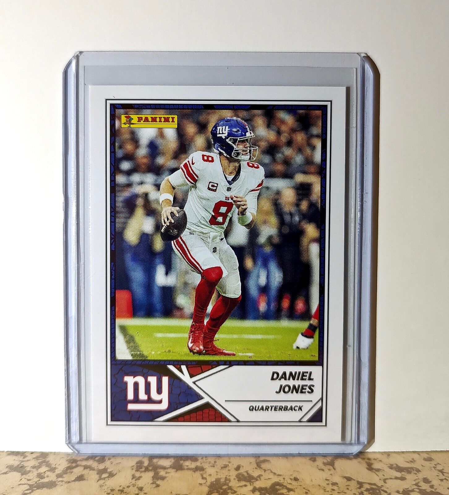 Daniel Jones 2024 Panini NFL #37 Sticker Card New York Giants