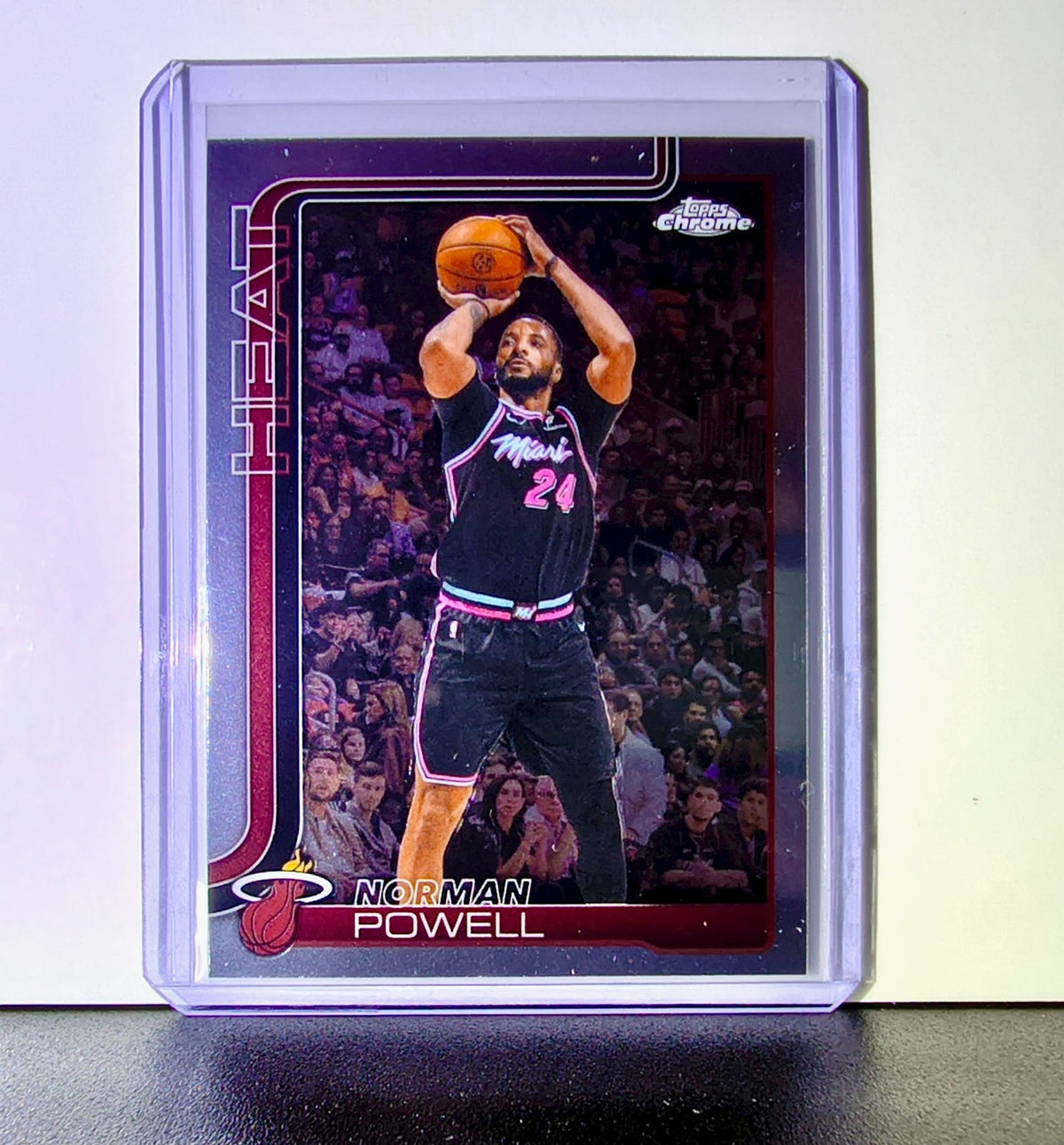 Norman Powell 2025-26 NBA Topps Chrome Update #58 Basketball Card Miami Heat
