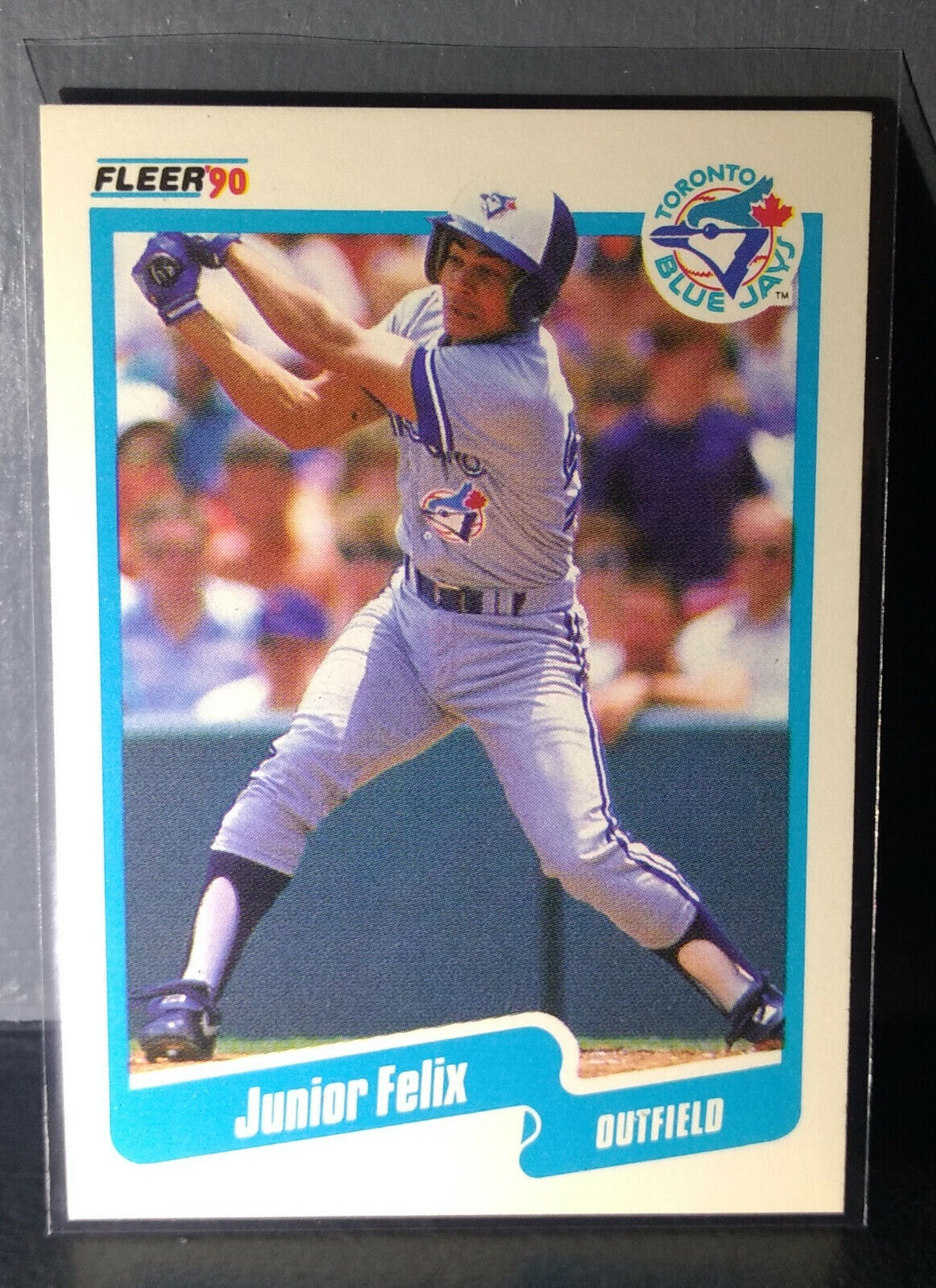 1990 Junior Felix Fleer Baseball Card #79