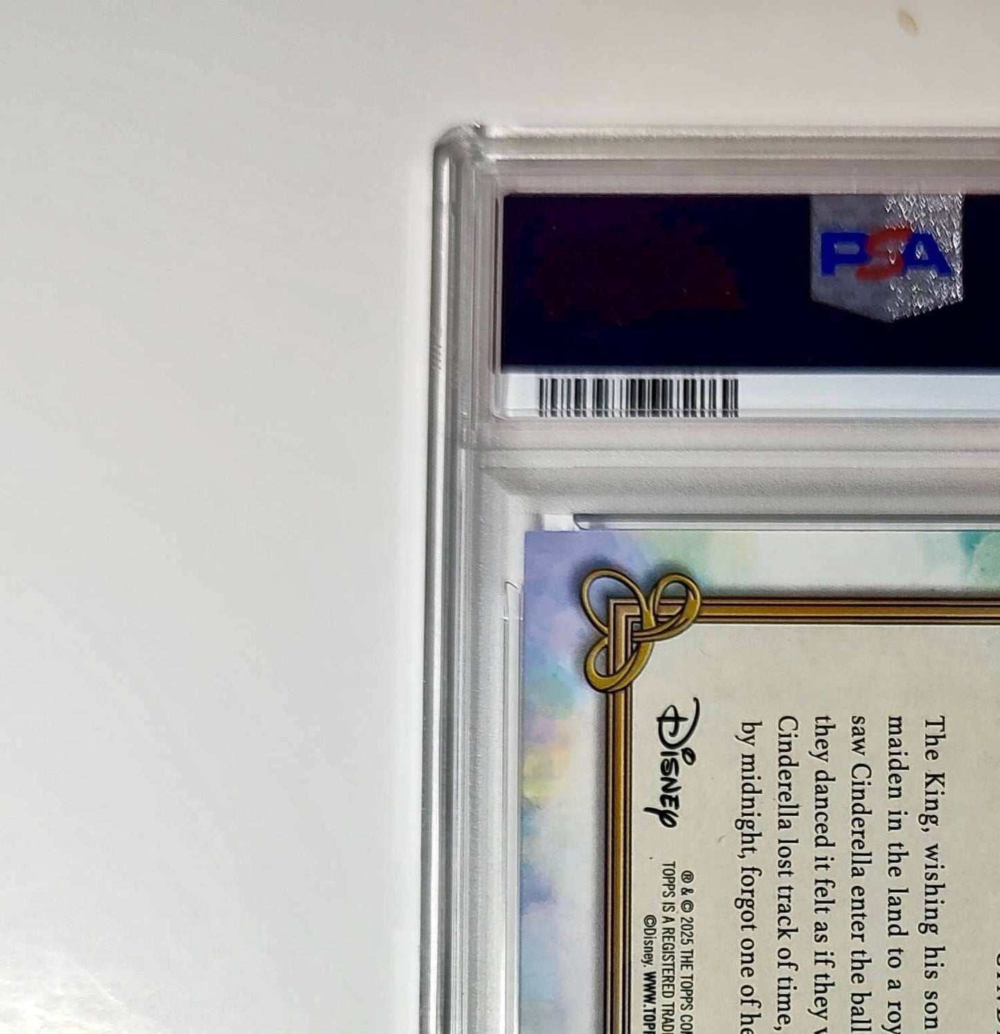 Prince Charming's Castle 2025 Topps Disney #C-4 Card Cinderella PSA 9