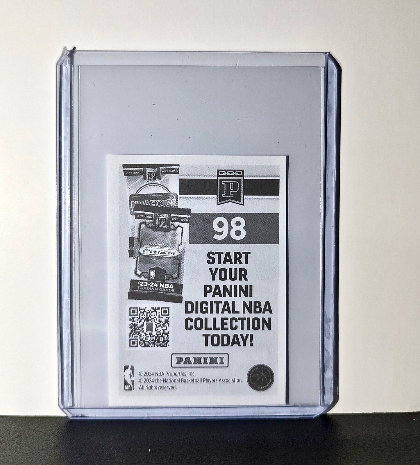 Bronny James Jr. Rookie Draft 2024-25 Panini NBA #98 Sticker Los Angeles Lakers