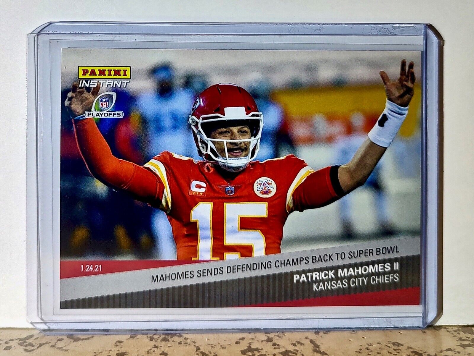 Patrick Mahomes II 2020 Panini NFL #212 Football Card KC Chiefs 1 of 593