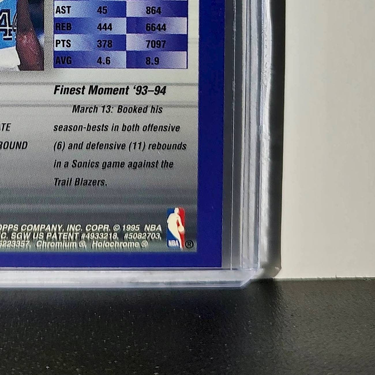 Michael Cage 1994-95 Topps Finest #217 Basketball Card