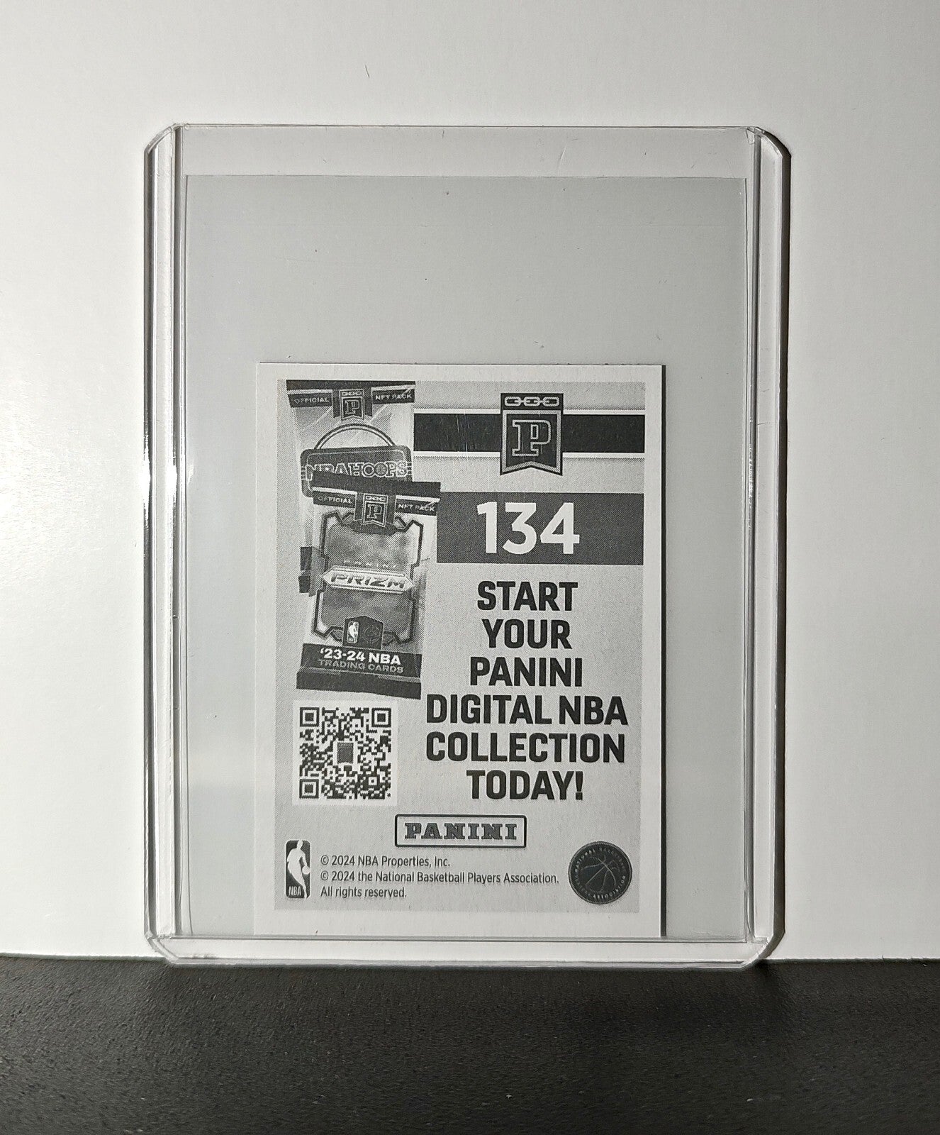 Nicolas Claxton 2024-25 Panini NBA #134 Sticker Card Brooklyn Nets