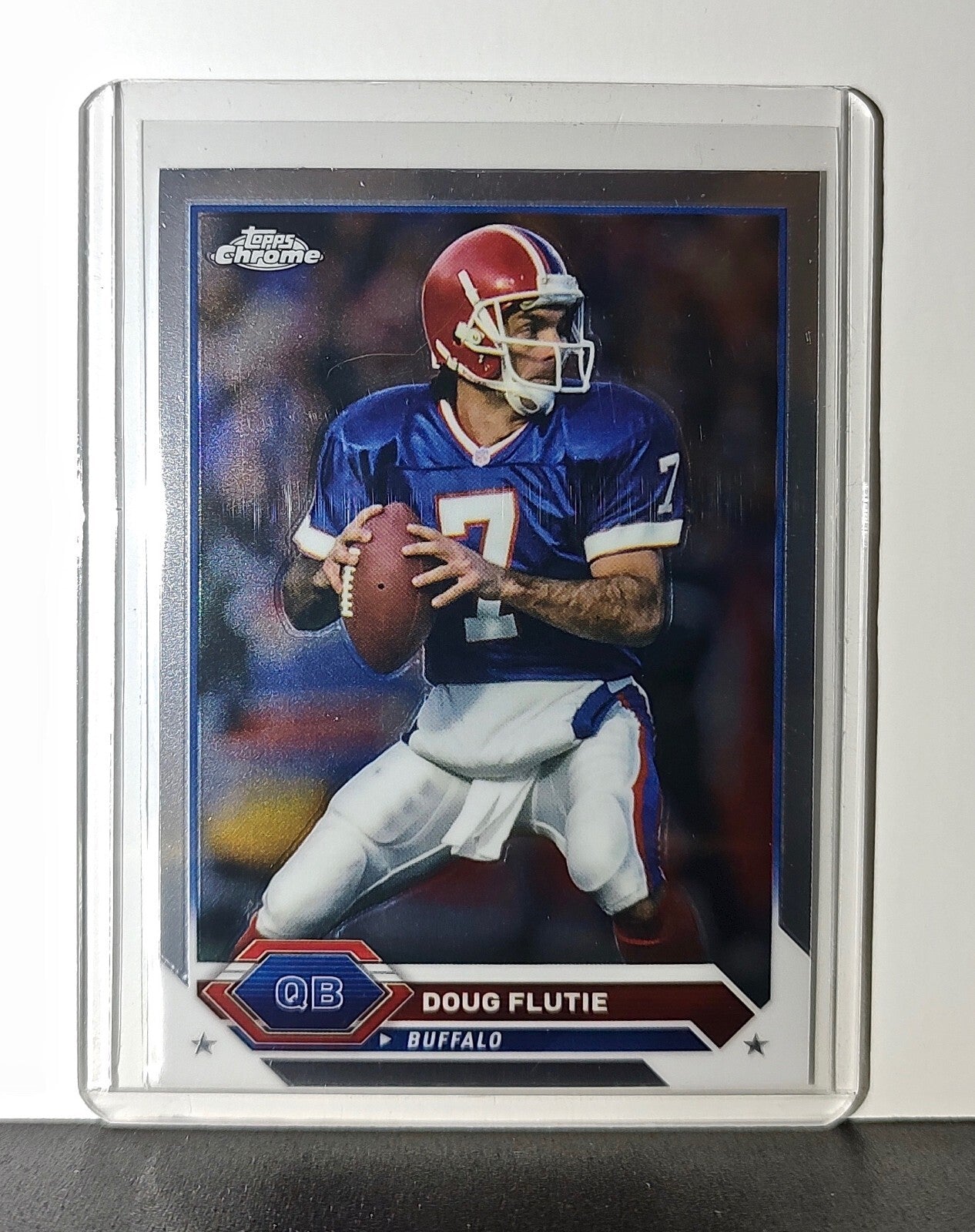 Doug Flutie 2023 Topps Chrome NFL #35 Card Buffalo Bills