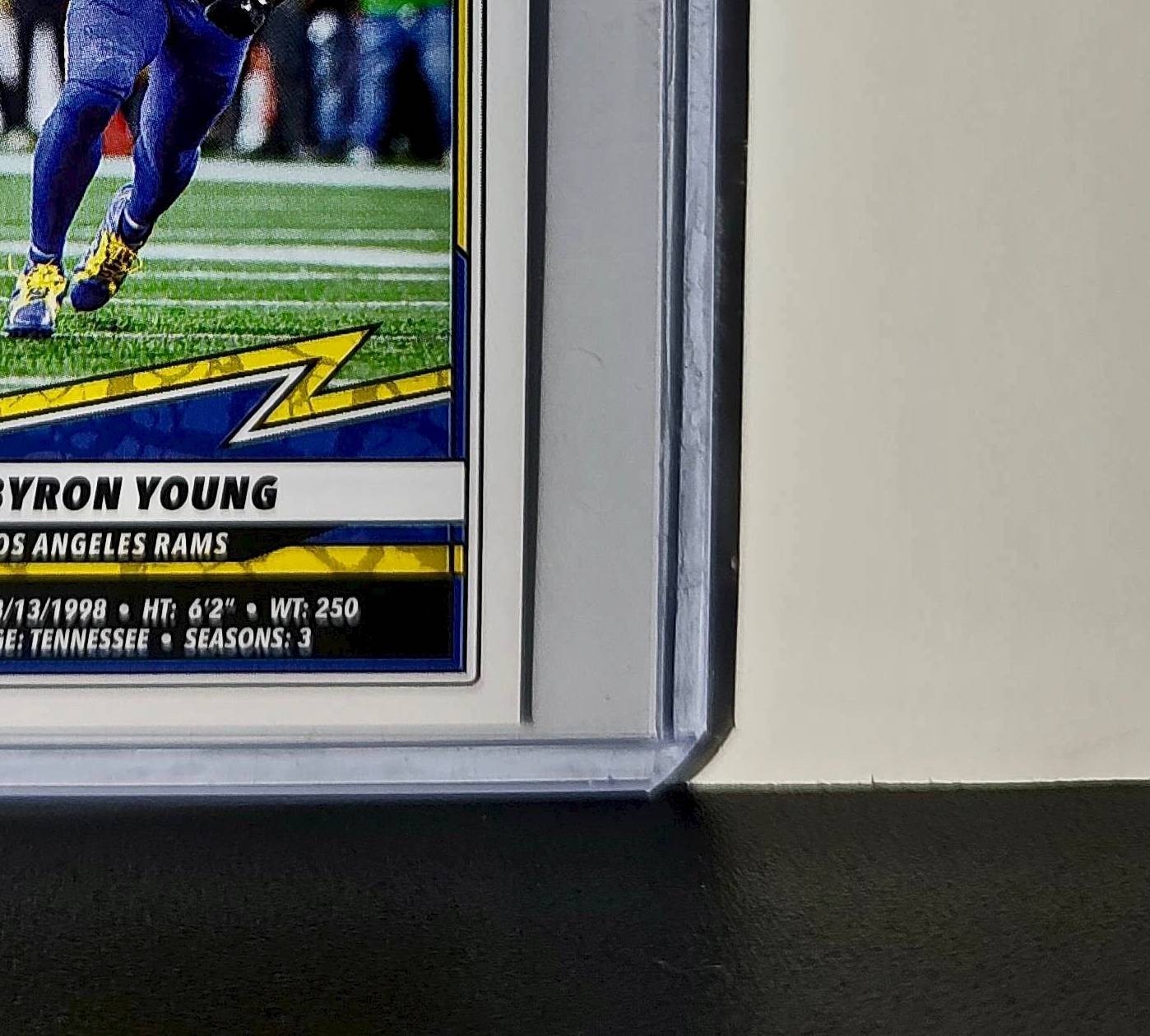 Byron Young 2025 Panini NFL #514 Sticker Los Angeles Rams