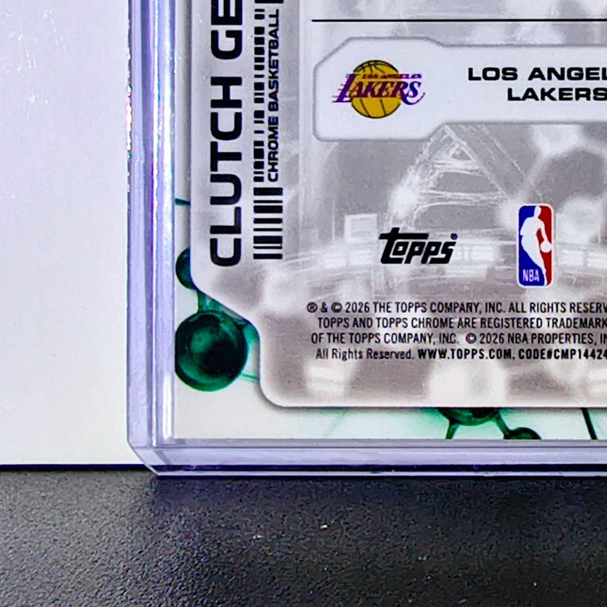 Shaquille O'Neal 2025-26 NBA Topps Chrome Update Clutch Gene #CG-22 Card