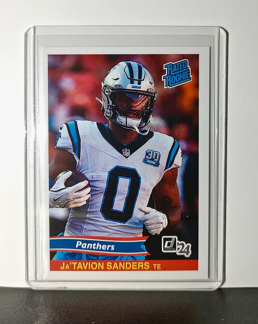 Ja'Tavion Sanders Rookie 2024 Panini Rated Rookie Retro NFL #25 Cowboys 1 of 890