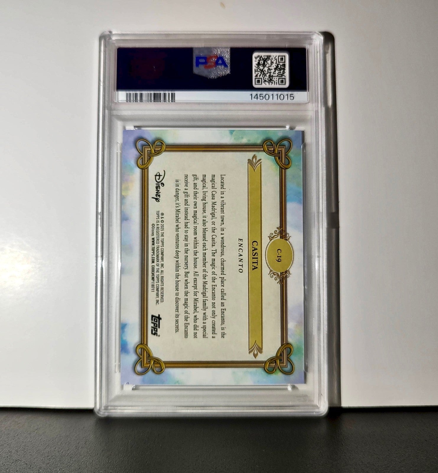 Casita 2025 Topps Disney #C-19 Card Encanto PSA 10