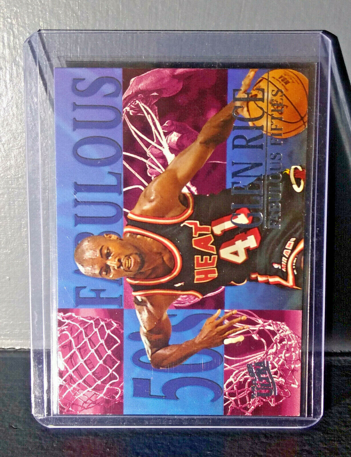 1995-96 Glen Rice Fleer Ultra Fabulous Fifties #7 Basketball Card