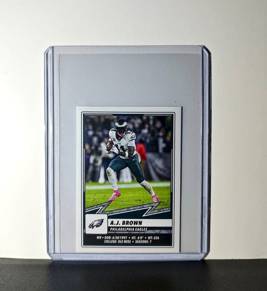 A.J. Brown 2025 Panini NFL #330 Sticker Philadelphia Eagles
