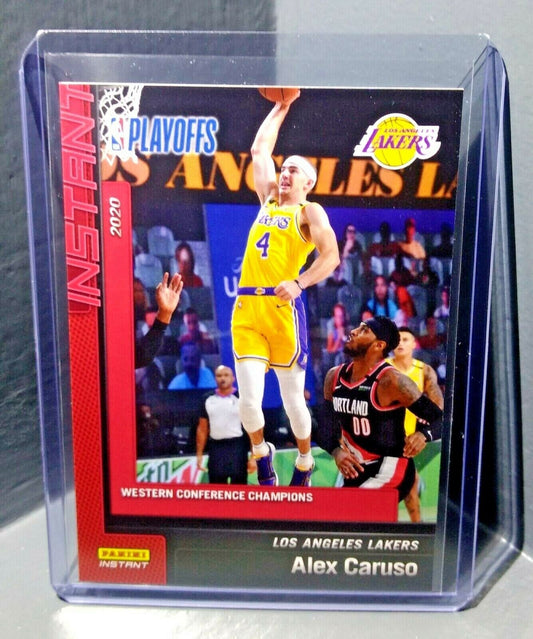 Alex Caruso 2019-20 Panini NBA Instant Lakers #235 Basketball Card 1 of 340