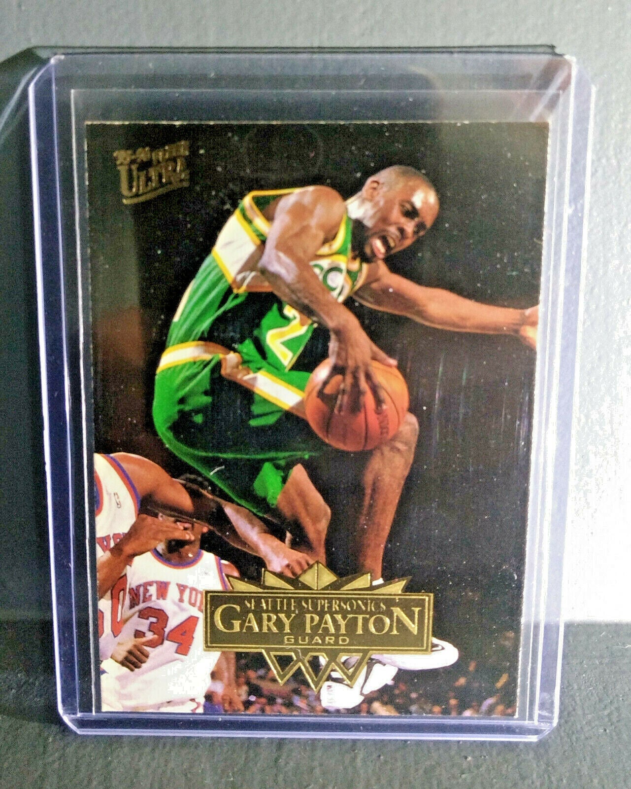 1995-96 Gary Payton Fleer Ultra #174 Basketball Card