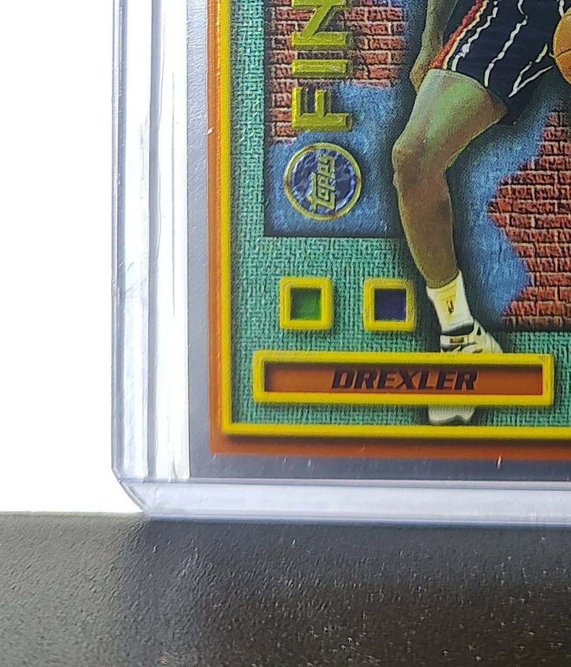 Clyde Drexler 1995-96 Topps Finest NBA #M27 Mysterly Rockets