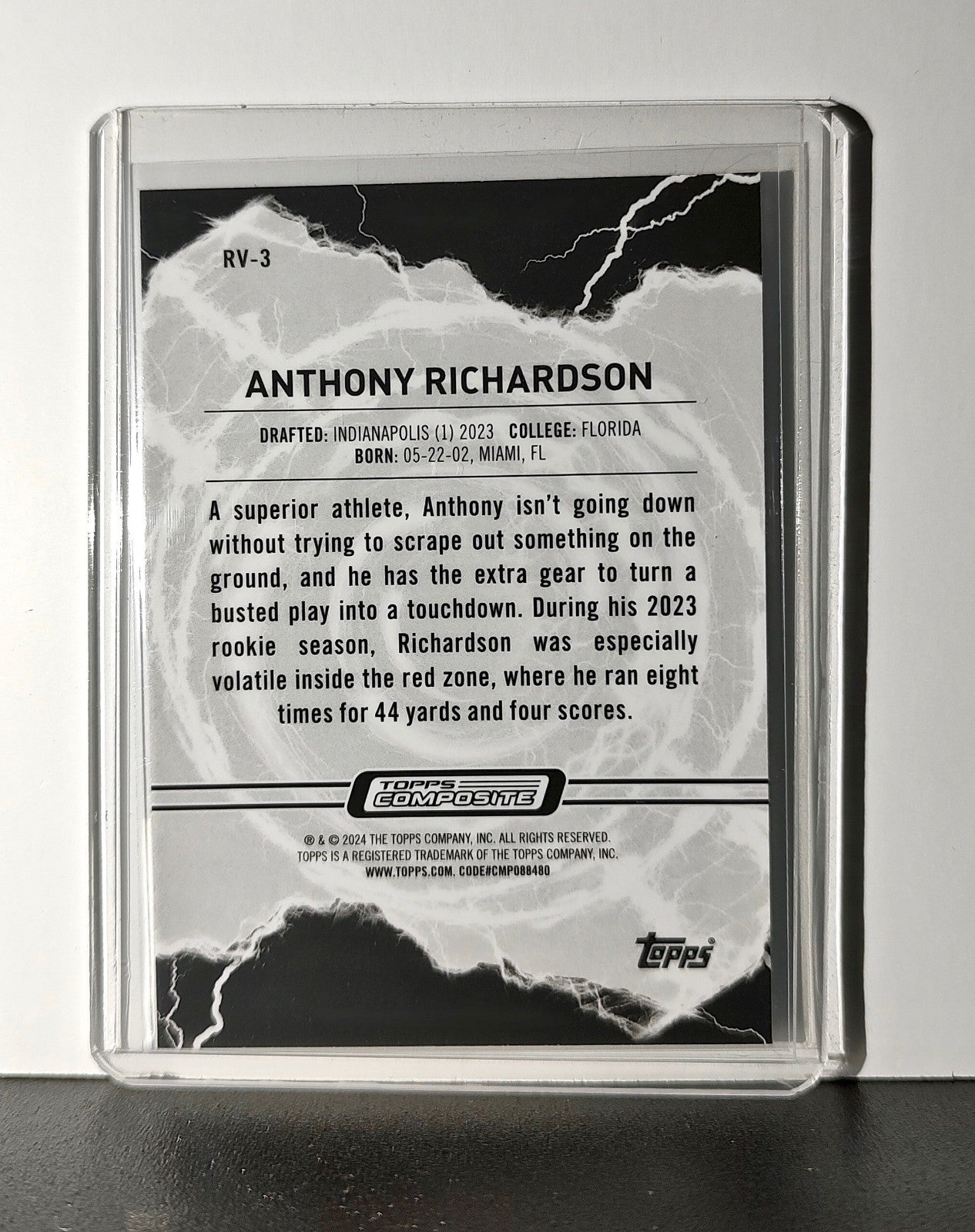 Anthony Richardson Rookie 2023 Topps Resurgence Voltaic NFL #RV-3 Card Colts