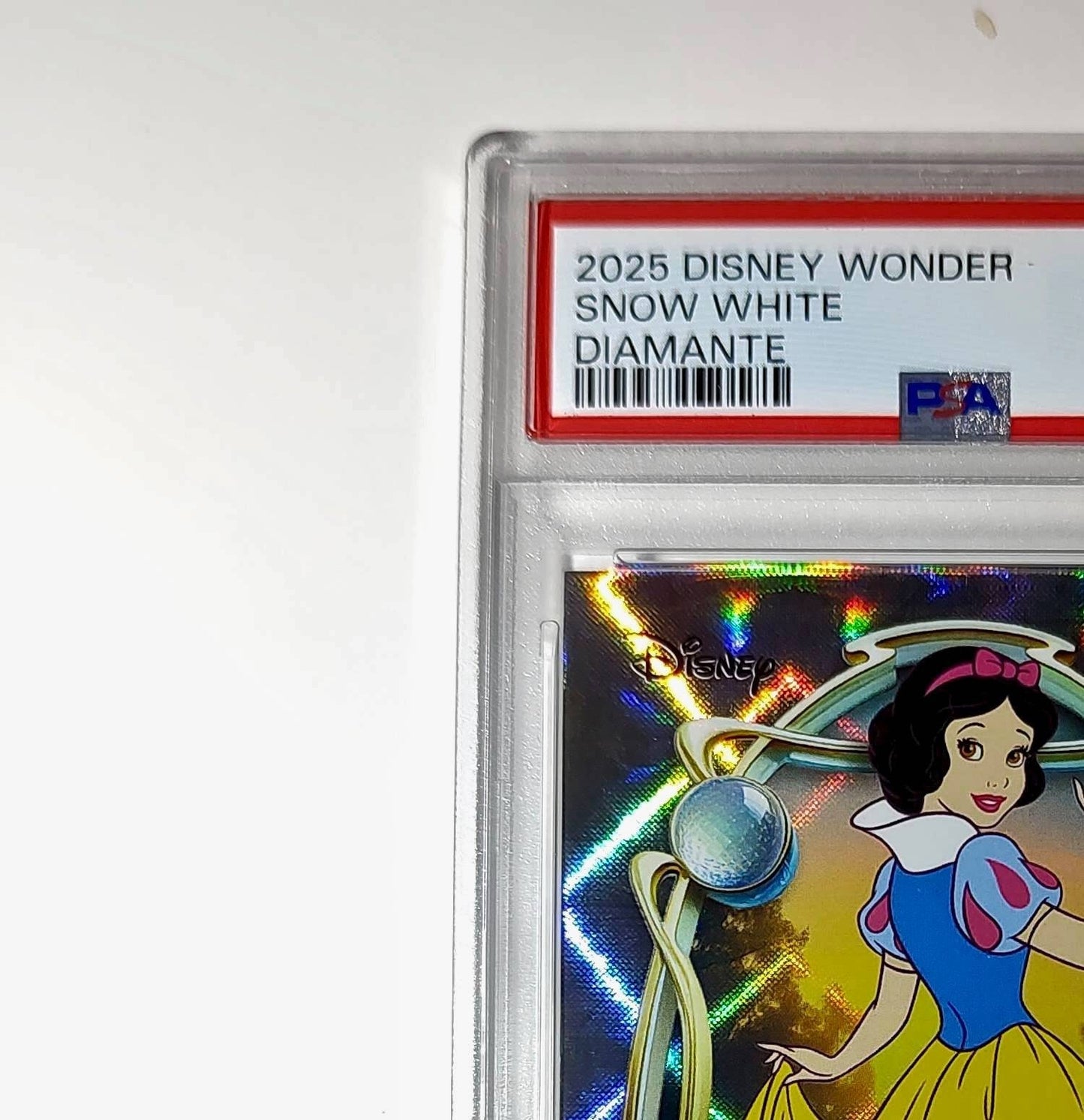 Snow White 2025 Topps Disney #1 Winter Snow White and the Seven Dwarfs PSA 9
